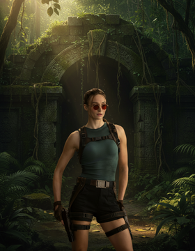 Sophie Turner Transforms Into '90s Lara Croft for Amazon Series